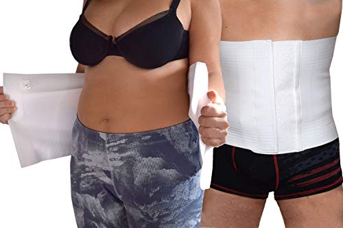 Fajas lumbares para mujer Apoyo Postquirúrgico y Postparto Ortopedia faja abdominal Made in Italy (Medium)