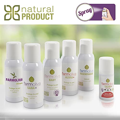 Farmoliva Oleicopiel - Spray Regenerador de la Piel 100 ml - Crema Hidratante Líquida en Aerosol - Elaborado con Aceite de Oliva Premium - Repara las Úlceras por Presión, Vasculares o Neuropáticas