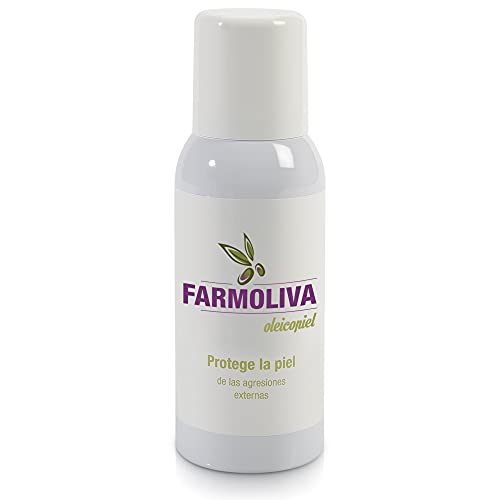 Farmoliva Oleicopiel - Spray Regenerador de la Piel 100 ml - Crema Hidratante Líquida en Aerosol - Elaborado con Aceite de Oliva Premium - Repara las Úlceras por Presión, Vasculares o Neuropáticas