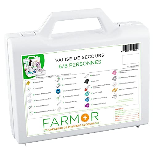 FARMOR - Maleta de emergencia para 6/8 personas