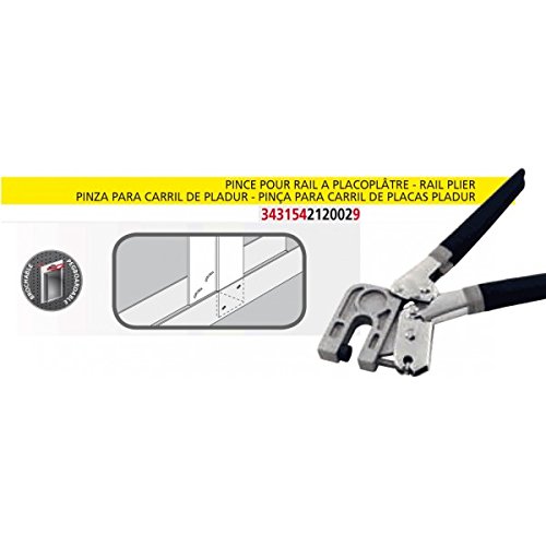 Fartools 212002, Pinza para Perfiles de Placas de Yeso, Negro