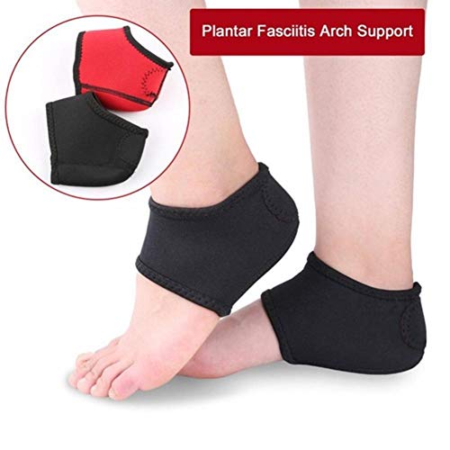 Fascitis Plantar, Spur Calcetines, Almohadilla del talón, talón Analgésico Cuidado, tendinitis de Aquiles, Callos y Spur Ruptura del Dolor, Alivio, del Calor, un par (Color : S)