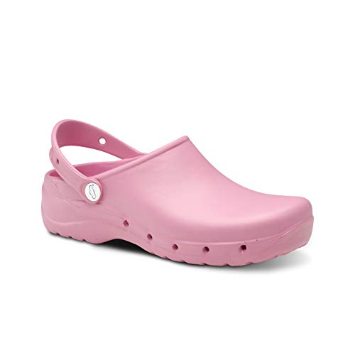 Feliz Caminar - Zuecos Sanitarios Flotantes, Rosa, 38 EU