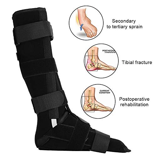 Férula de Pierna Tobillo Pantorrilla de Compresión,Tobillera Esguince Pantorrilla Fascitis Plantar Apoyo para Alivio del Dolor de Tendinitis Aquiles,Hinchazón de Muscular para hombres y mujeres (L)