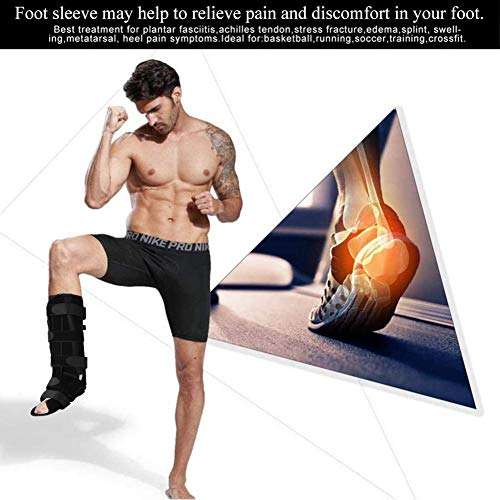 Férula de Pierna Tobillo Pantorrilla de Compresión,Tobillera Esguince Pantorrilla Fascitis Plantar Apoyo para Alivio del Dolor de Tendinitis Aquiles,Hinchazón de Muscular para hombres y mujeres (L)