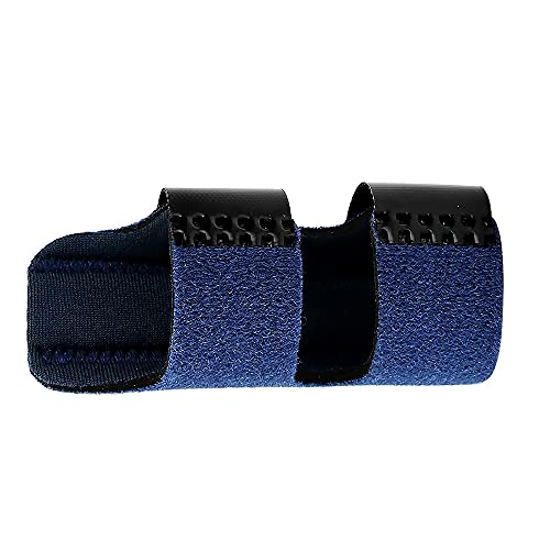 Férula del Dedo,2 pcs Ferula Martillo Dedos Extensión Enderezadora de Dedos Soporte Estabilizador de Dedos Protector Dedos Mano Pulgar Ferula para Dedo en Gatillo (azul)