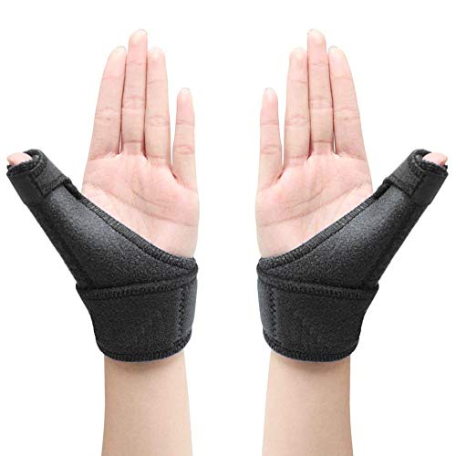 Férula del Pulgar, Muñequera de Neopreno ,Ajustable Pulgar Férula para Dolor, Sprained, Artritis, Tendonitis- Mejor Disparador Inmovilizador de Pulgar para el Pulgar Restricción, Apoyo para el Pulgar