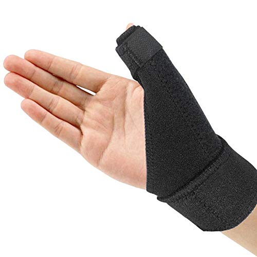 Férula del Pulgar, Muñequera de Neopreno ,Ajustable Pulgar Férula para Dolor, Sprained, Artritis, Tendonitis- Mejor Disparador Inmovilizador de Pulgar para el Pulgar Restricción, Apoyo para el Pulgar