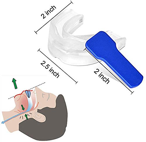 Férula Dental Placa de Descarga Nocturna Protector Bucal, Mouth Guard Stop Teeth Grinding Anti Snoring para dormir anti Bruxismo Rechinar los dientes e los Trastornos del ATM