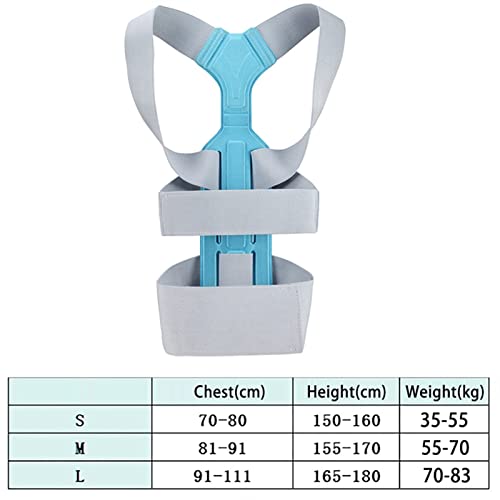 FETTR Ortesis de Pecho Invisible con cinturón de Soporte Lumbar, Refuerzo para la Espalda, Soporte para la Columna Vertebral, corsé de Cintura Transpirable para Hombres y Mujeres (tamaño: pequeño)