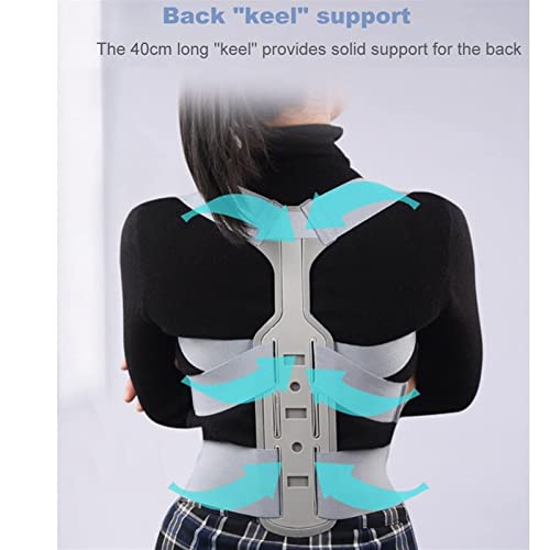 FETTR Ortesis de Pecho Invisible con cinturón de Soporte Lumbar, Refuerzo para la Espalda, Soporte para la Columna Vertebral, corsé de Cintura Transpirable para Hombres y Mujeres (tamaño: pequeño)