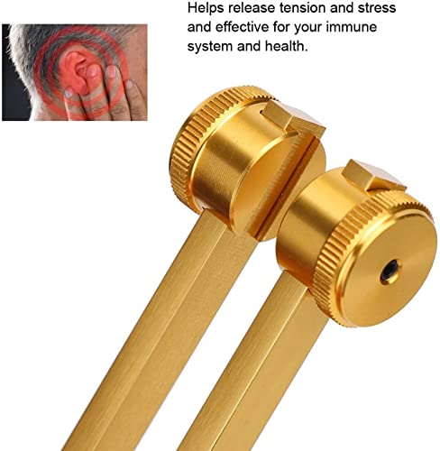 Fhdisfnsk Diapasón, Diapasón Médico De Aluminio 136.1HZ con Instrumentos De Martillo De Mazo Juego De Herramientas De Terapia De Sonido De Vibración De Afinación, para Relajar El Alivio del Dolor