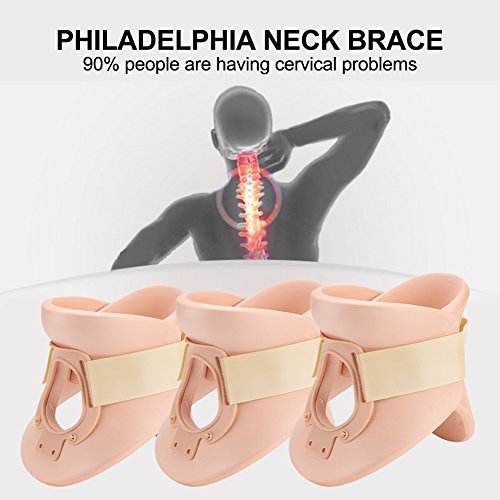 Fijación Columna Vertebral Cuidado de la Vértebra Cuello Ortopédico, Cuello de Cuello Cuello Ortopédico Alivio del Dolor, Cuello Cervical Filadelfia Corrección Protege Su(L (16cm in height))