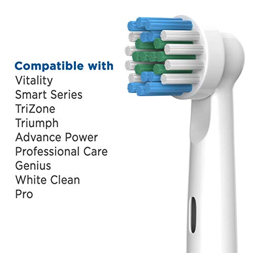 FIRIK Cabezas de cepillo de dientes eléctrico compatible con Oral B (Paquete de 16)