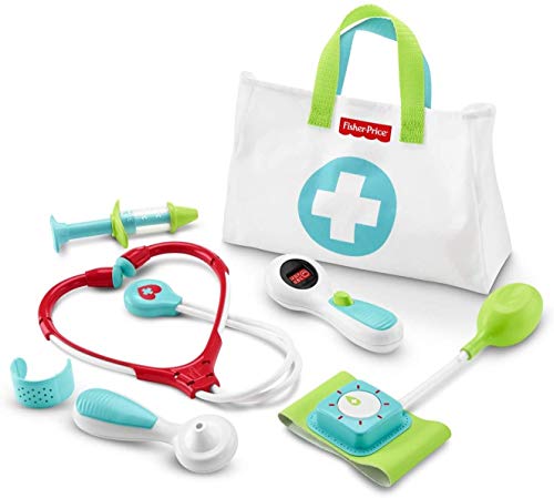 Fisher-Price Maletín pequeño doctor, juego de rol niño +3 años (Mattel DVH14)