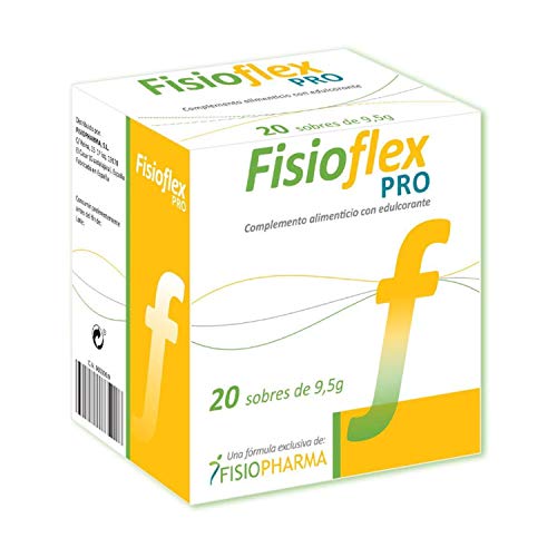 Fisioflex PRO Complemento alimenticio, Frena el desgaste de las articulaciones, Multivitaminas, 20 Sobres