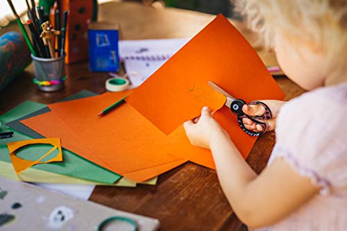 Fiskars Tijeras de animales para niños con motivos de mariquitas, A partir de 4 años, Longitud: 13 cm, para diestros y zurdos, Hoja de acero inoxidable/Mangos de plástico, Rojo, 1004612