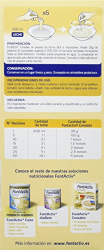 Fontactiv 8 cereales 600 grs, papilla de cereales de alto valor nutricional para adultos y mayores, Mezcla de 8 cereales : trigo, arroz, cebada, centeno, maíz, mijo, sorgo y avena.