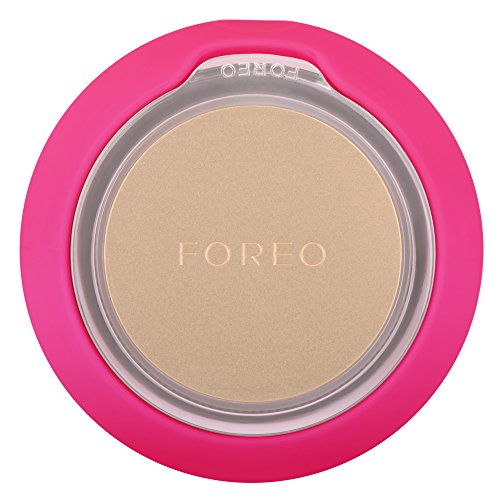 FOREO UFO mini Dispositivo de tratamiento facial con pulsaciones T-sonic, termoterapia y terapia de luz LED para todo tipo de pieles, Fuchsia