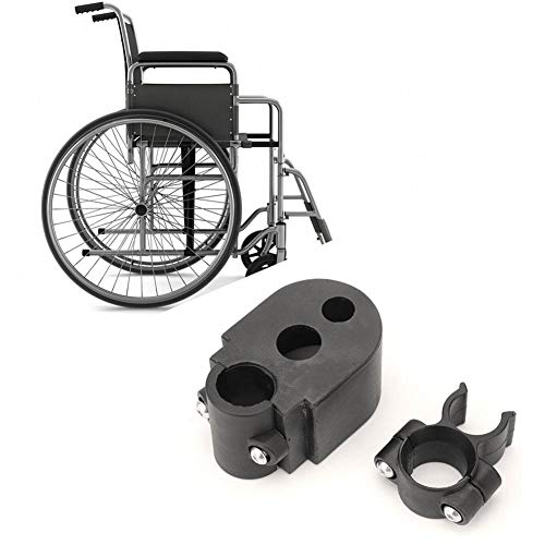 Ftory Soporte para bastón para Silla de Ruedas - Soporte para bastón para Silla de Ruedas Soporte para muleta Accesorio para Scooter eléctrico