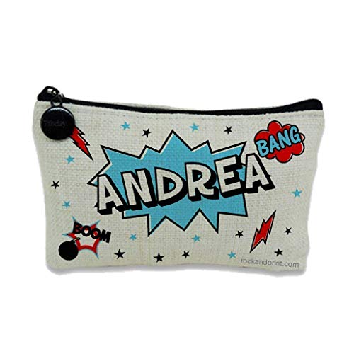 Funda guarda mascarilla COMIC personalizada estuche máscara con tu nombre