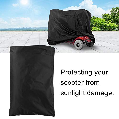 Funda para Moto, Cubierta Antipolvo Transpirable y Impermeable para Scooter, 140 x 66 x 91 cm