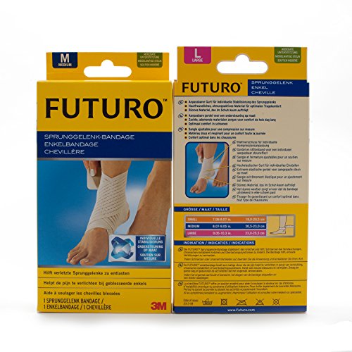 Futuro FUT47876 - Tobillera, talla L, color crema