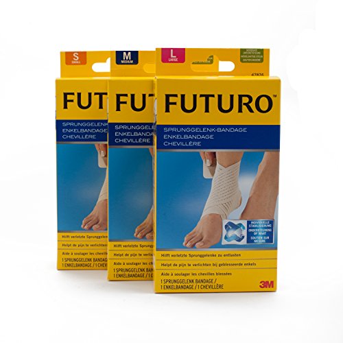 Futuro FUT47876 - Tobillera, talla L, color crema