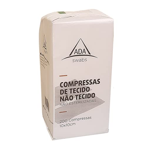 Gasas ADA, 200 Unidades No Esteril TNT Pg 10x10 30g. 4 Capas