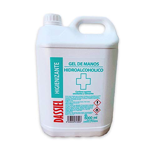 Gel hidroalcohólico higienizante de manos 5L de Dassiel