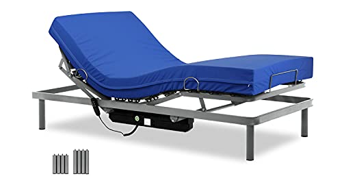 Gerialife® Cama articulada con colchón Sanitario HR Impermeable (105x190)