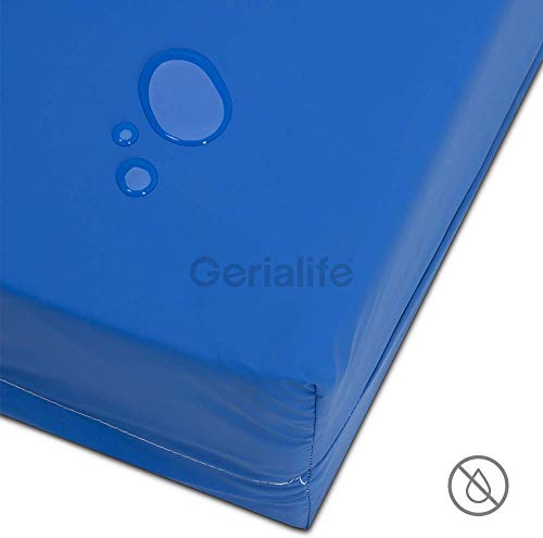 Gerialife® Colchón Geriátrico Hospitalario Articulado | 6 cm de Viscoelástica | Funda Sanitaria Impermeable (90x190)