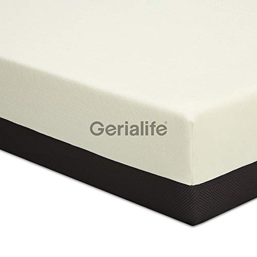 Gerialife Colchón Ortopédico Viscoelástico Desenfundable para Camas Articuladas, Altura 20 cm. (90x190)