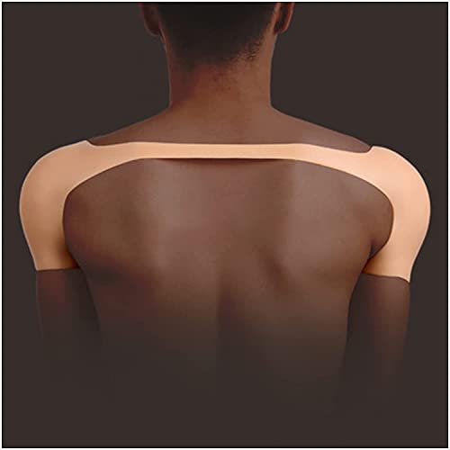 GKPLY Funda de Silicona para Hombros, músculos de Hombro Falsos realistas, Traje de Silicona para Hombros deslizantes, Hombros Estrechos, Accesorios para moldear el Cuerpo.