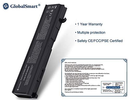 Globalsmart Batería para portátil Alta Capacidad para Toshiba Dynabook AX/55A 6 Celdas Negro