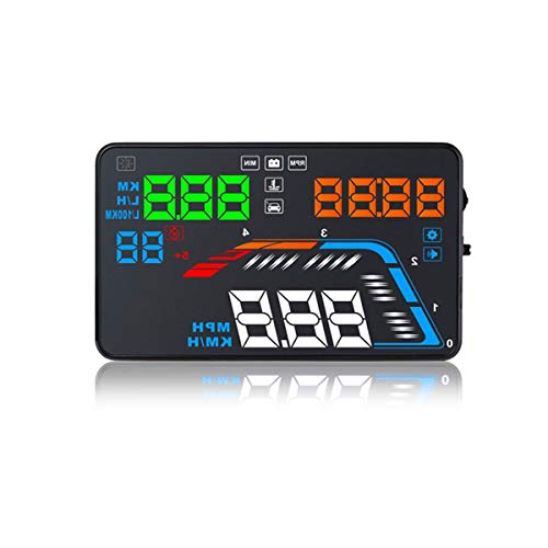 GOFORJUMP Q700 Car Head Up Display 5.5 Pulgadas Pantalla de Coche HUD OBD2 Proyector Parabrisas Diagnóstico de Datos de Conducción de Automóviles Velocímetro Digital