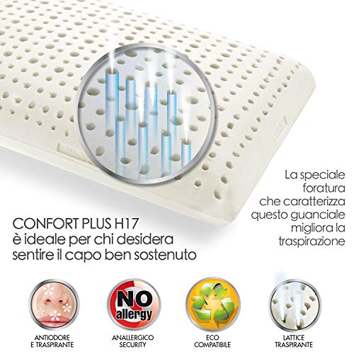 Goldflex - Cojín de Altura Aumentada, látex, Individual