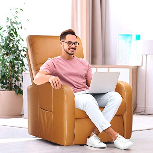 gridinlux | Sillón Relax Masaje Levanta Personas Camel | Reclinable | Elevación Automática con Mando de Control | 5 Modos | Función Calor Lumbar | 8 Motores | 4 Zonas de Masaje | Polipiel