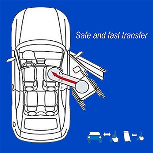 GUTYRE Tablero Deslizante para Silla De Ruedas, Tablero De Transferencia De Silla De Ruedas, Tablero De Transferencia De Centralita. La Camilla para Personas Mayores sobre La Cama Se Ve Obstaculizada