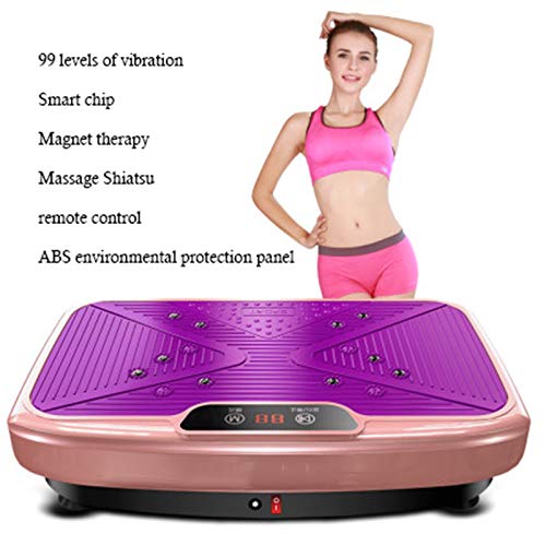 H-XH Plataforma vibratoria para Adelgazar 150 Kg, Plataforma de Vibración Vibración Fitness Trainer, Terapia Magnética Masaje Equipo De Entrenamiento En Casa para Adelgazar Y Tonificar