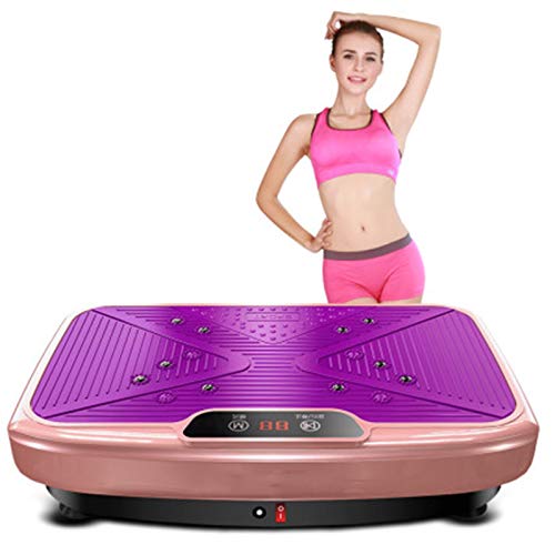 H-XH Plataforma vibratoria para Adelgazar 150 Kg, Plataforma de Vibración Vibración Fitness Trainer, Terapia Magnética Masaje Equipo De Entrenamiento En Casa para Adelgazar Y Tonificar