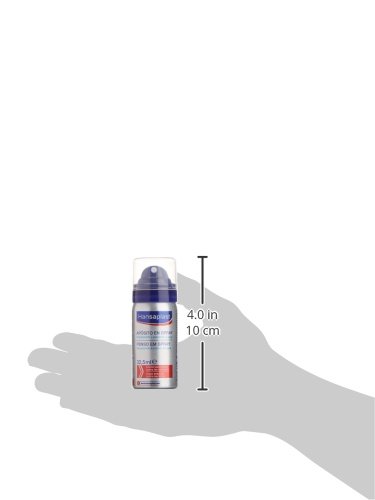 Hansaplast Apósito en spray, apósito transparente para una protección invisible, spray desinfectante, transpirable e impermeable para pequeñas heridas, 1 x 32,5 ml (1861.0)