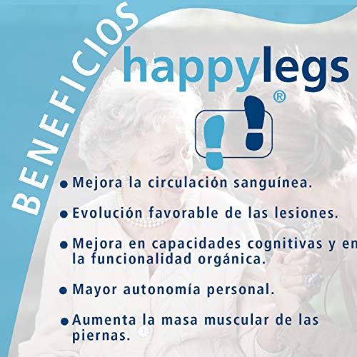 Happylegs - Ejercitador de Gimnasia Pasiva Piernas | La Máquina de Andar Sentado Perfecta para Rehabilitación y las Piernas Cansadas | Mejora la Circulación (Rojo)