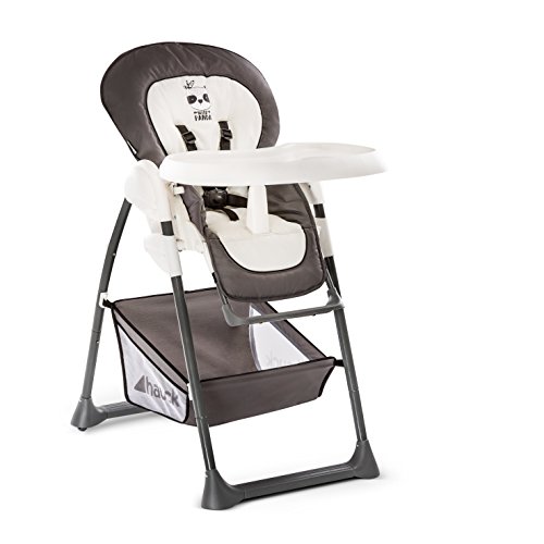 Hauck Trona Evolutiva Sit N Relax, Hamaquita para Bebes de Nacimiento hasta 9 kg, Silla Reclinable para Niños hasta 15 kg, Regulable en Altura, Plegable, Ruedas, Arco Móvile, Mesa, Gris