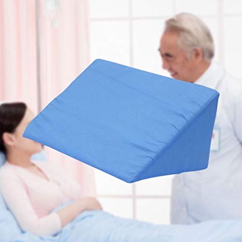 HEALIFTY Cama de cuerpo Almohada de cuña Cojín Posicionamiento Cuña Embarazo Lateral Durmientes (Azul)