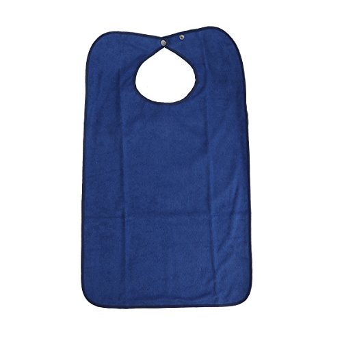 HEALLILY Adulto Babero Ropa Protector Impermeable Servilleta Delantal Comida a la Hora de la Comida Recolector de miga para Personas Mayores Personas Mayores con discapacidades