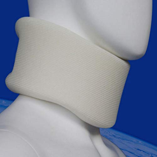 HEALLILY Collarín Cervical de Espuma Suave Ajustable Soporte de Cuello Soporte de Vértebras Envoltura de Latigazo Cervical Alinea Y Estabiliza La Columna Vertebral para Aliviar La Presión del Dolor L