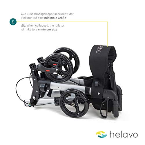 HELAVO - andador para ancianos - caminadores de aluminio plegables para mayores