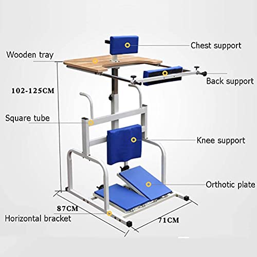 HIGHKAS Bipedestador para discapacitados de Miembros Inferiores, Bipedestador para Entrenamiento de rehabilitación de Miembros Inferiores para discapacitados con parálisis Cerebral/discapacidad, s