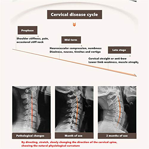 HIUHIU Vértebra Cervical tracción Cervical Dispositivo de ortodoncia ortesis Cuello protección del Cuello Alivio del Dolor en casa